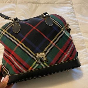 Dooney and Bourke plaid bag it could be used as a shoulder bag as well
